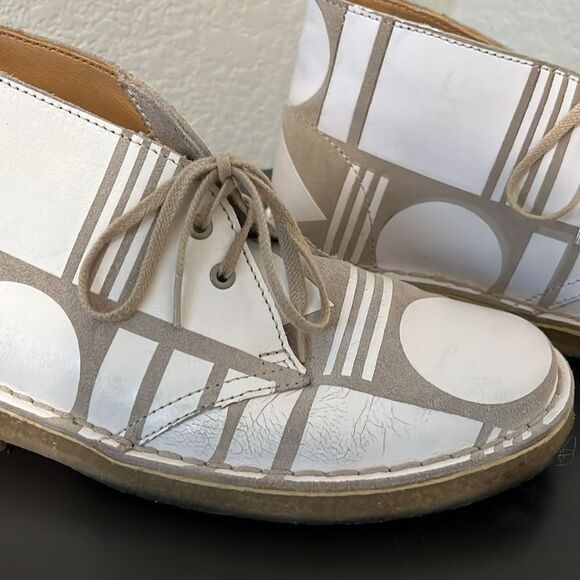 CLARKS Originals Desert Boots 'PATTERNITY' England Ltd Ed Womens, Size 6 - Picture 6 of 15